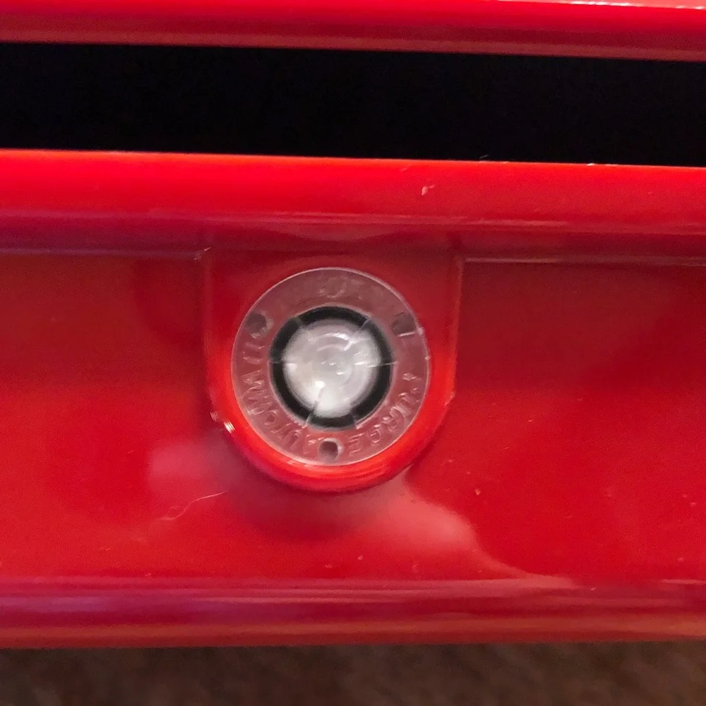 Legend Red Hard Plastic Waterproof Storage Case